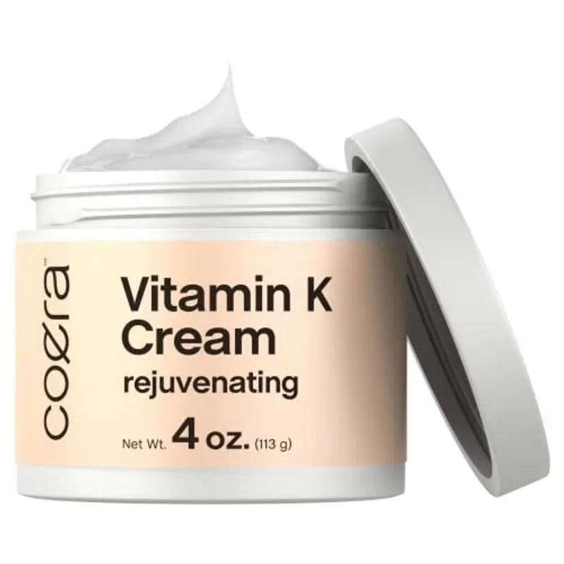 Creme Vitamina K 113ml Fórmula premium, sem parabenos e sls Para olheiras, hematomas e manchas