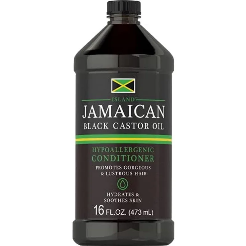 Óleo de Castor Negro Jamaicano 16oz Nutrir cabelo, pele e unhas Condicionador hipoalergênico natural