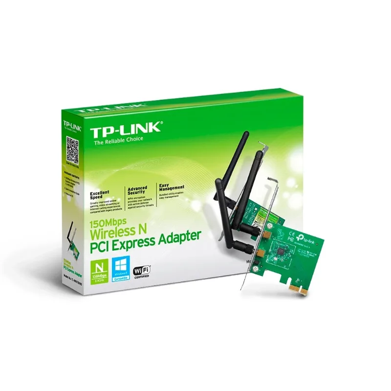 Placa de Rede Adaptador Wifi Pci Express 150Mbps TL-WN781ND TP Link