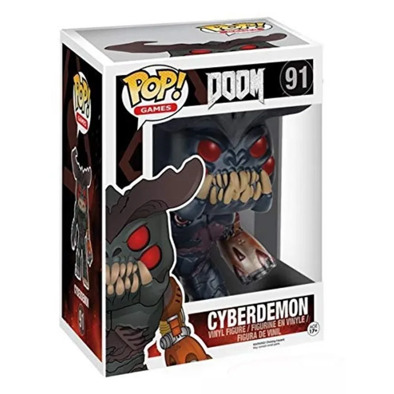 Funko pop Games: Doom - Cyberdemon Action Figure, 6