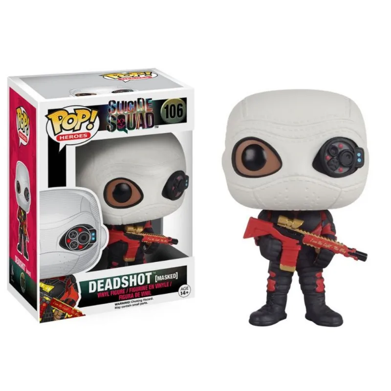 Deadshot Suicide Squad Esquadrão Suicida Funko Pop Heroes