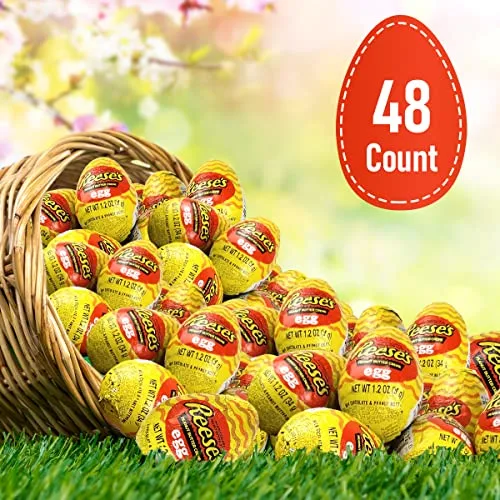 Reese's Peanut Butter Eggs – Creme De Chocolate Ao Leite 48-count - Não Informado