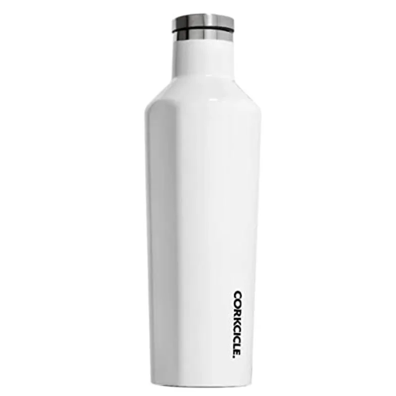 Cantina Corkcicle - Garrafa de Água e Garrafa Térmica - Mantém as Bebidas Frescas por Mais de 25, Quente por Mais de 12 Horas - Triplo Isolado com Construção em Aço Inoxidável à Prova de Quebra - Glos