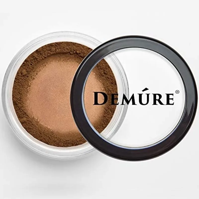 Demure Mineral Make Up (Forro Marrom) Sombra dos Olhos, Sombra Fosca, Pó Solto, Maquiagem dos Olhos, Maquiagem Profissional