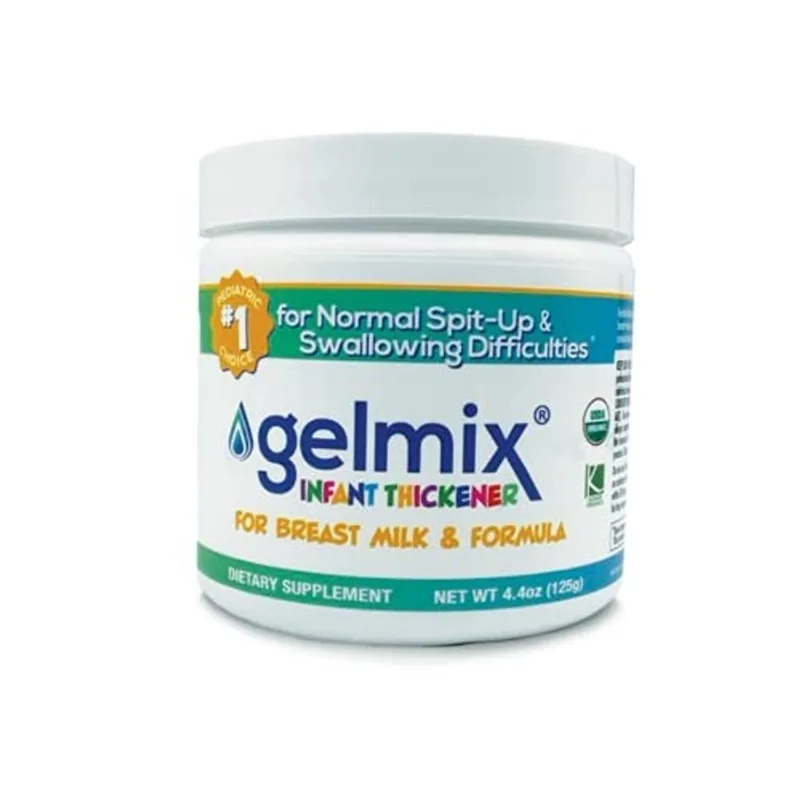 Espessador Infantil Gelmix para Leite Materno & Fórmula, Jarra de 4,4 oz
