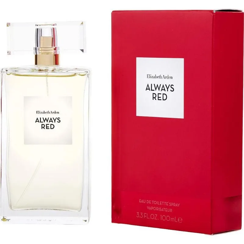 Perfume Feminino Elizabeth Arden Always Red Edt Spray 100 Ml (Nova Embalagem) Perfume Feminino Elizabeth Arden Always Red Edt Spray 100 Ml