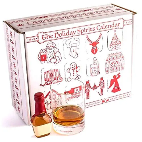 Calendário do Advento para Álcool e Adultos Presente Booze & Wine para o Natal 2022 Grande Elefante Branco e Anfitriã de Festa de Férias Apresentam Id - Não Disponível