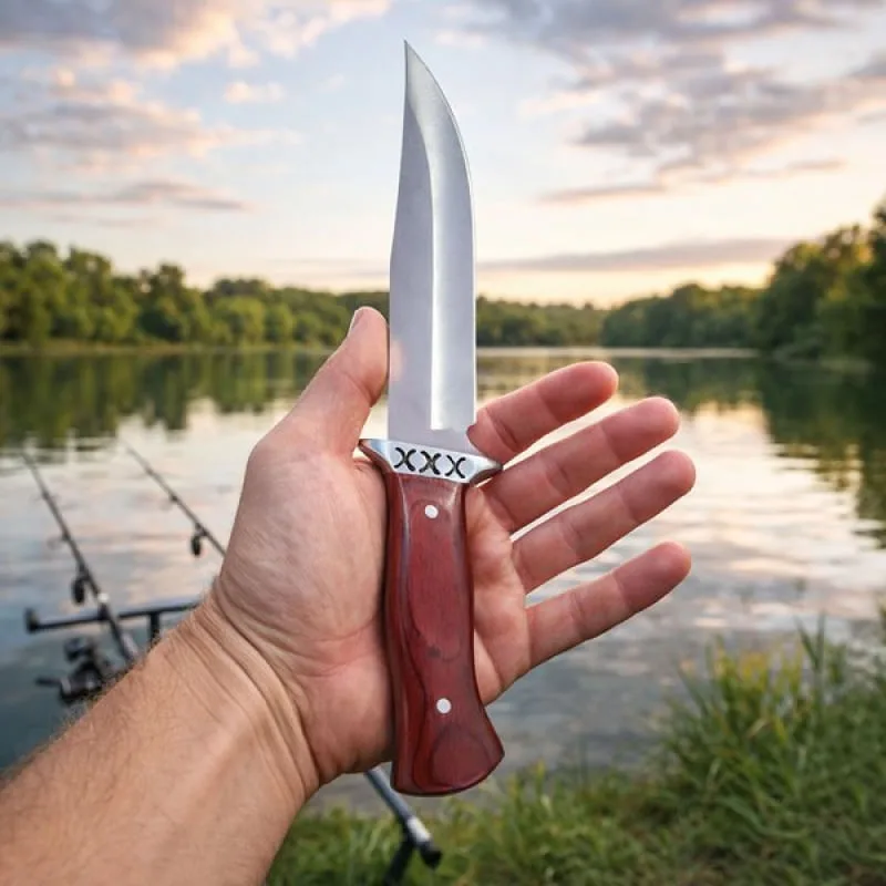 Faca Pesca Trilha Caça Camping Churrasco Selva Colecionável - Genérico