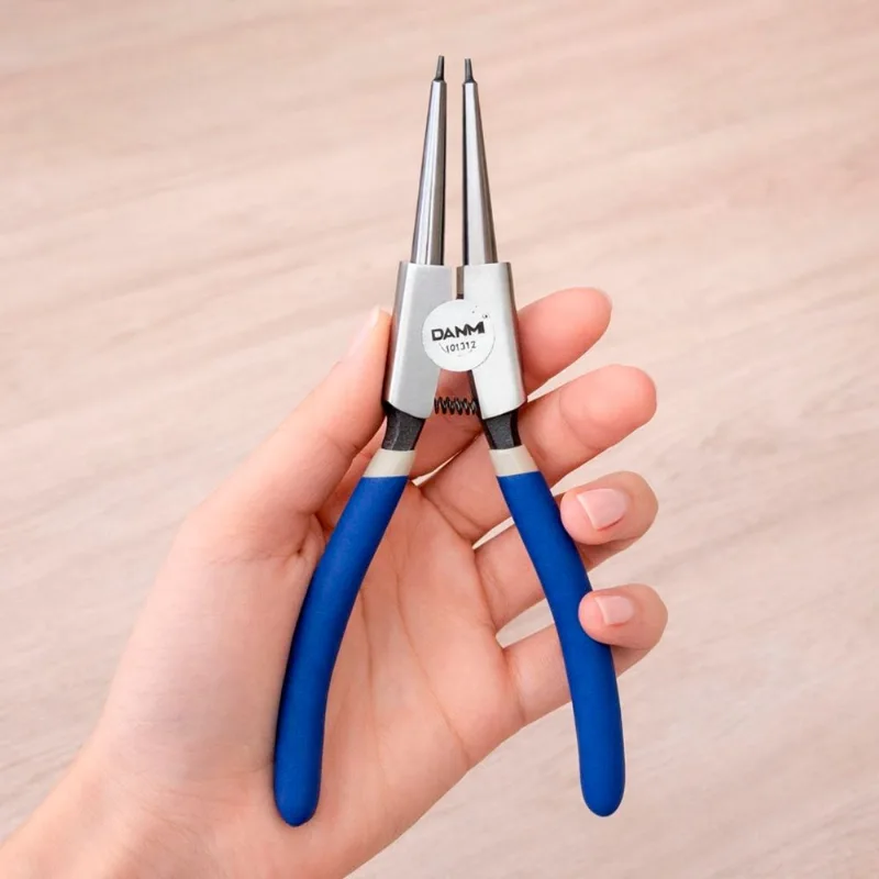Alicate Para Anéis Externos Profissional Bico Reto 175mm 7'