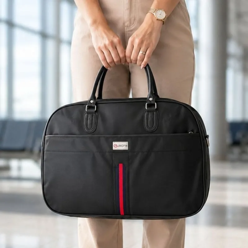 Bolsa Bagagem De Couro Mala Sacola Grande De Viagem Com Alça - Genérico