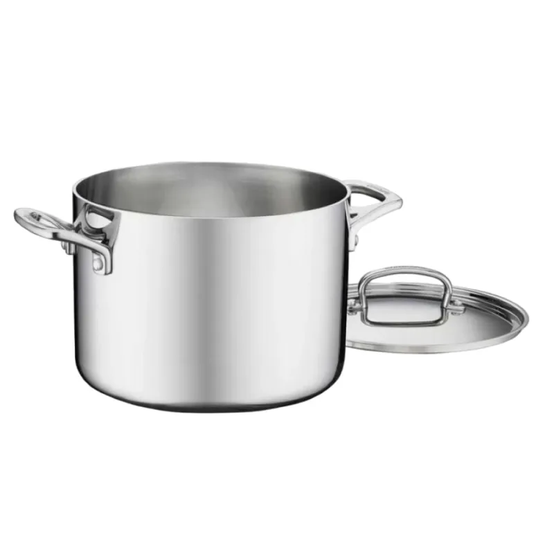 PANELA CUISINART FRENCH CLASSIC EM AÇO INOX 6L COM TAMPA FCT66-22 - Cuisinart
