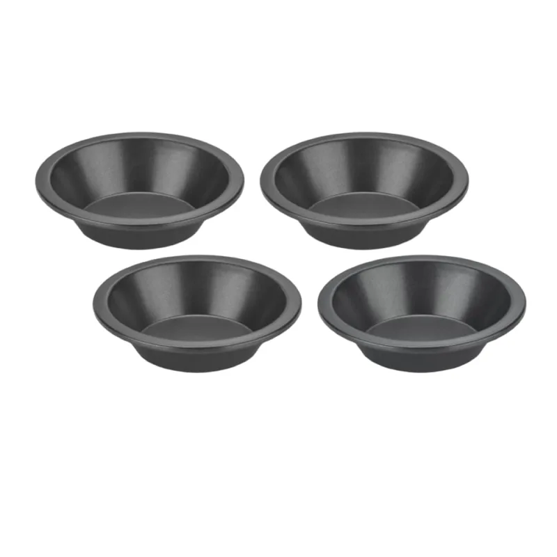 CONJUNTO CUISINART 4 MINI PRATOS REDONDOS PARA TORTA EM AÇO INOX ANTIADERENTE CMBM-4RPD - Cuisinart