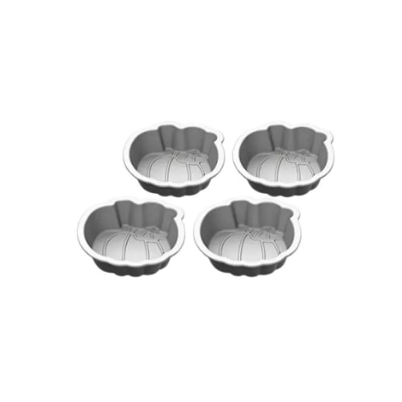 CONJUNTO CUISINART 4 FORMAS DE CONFEITARIA EM AÇO INOX ANTIADERENTE CMBM-4PMK - Cuisinart
