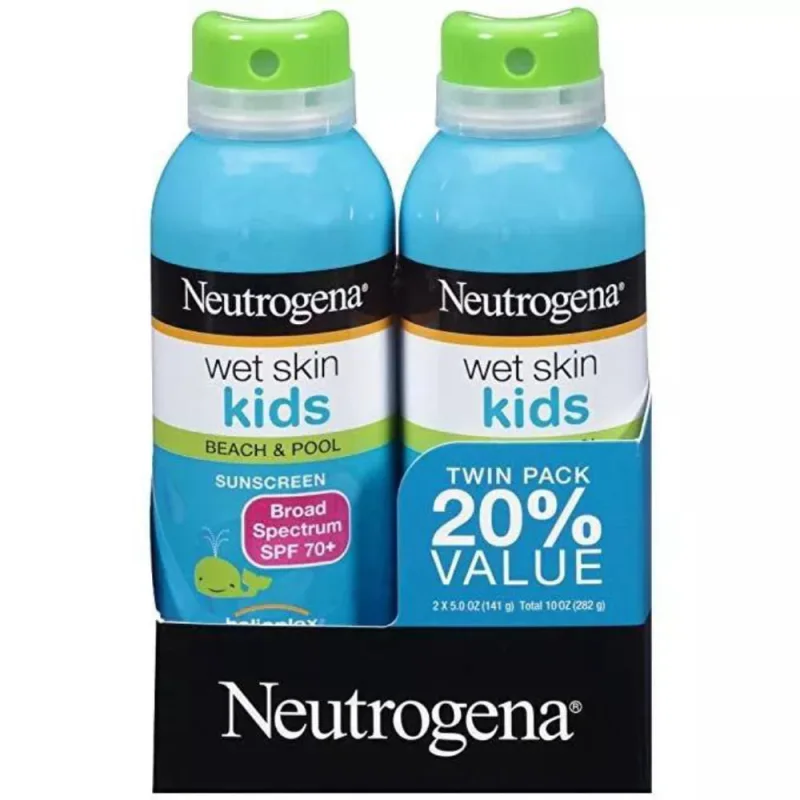 Protetor Solar Neutrogena Wet Skin Kids Spray Spf 70 - Neutrogena