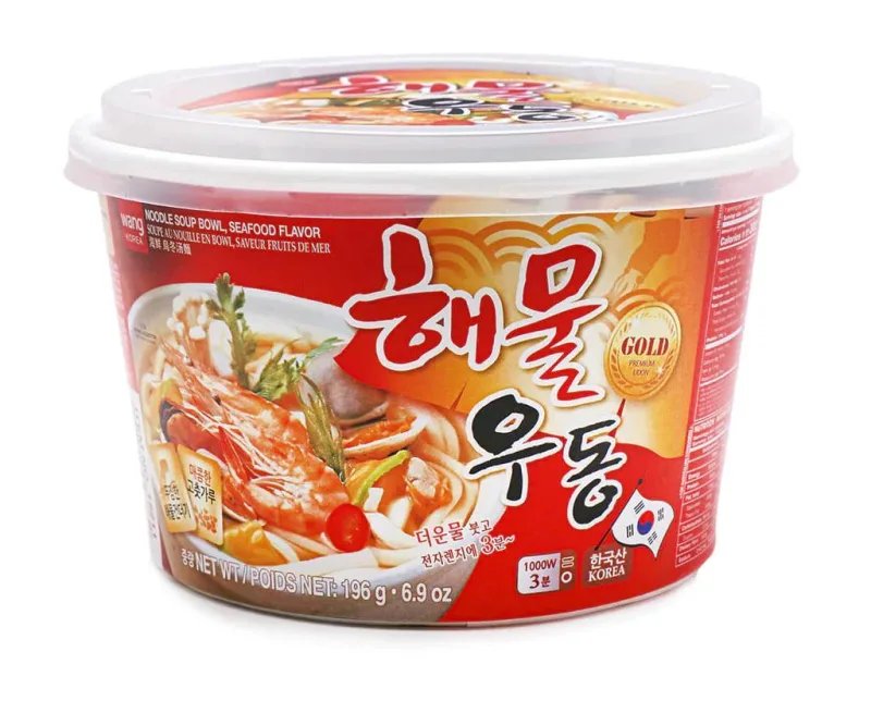 Macarrão Oriental Wang Korea Sabor Frutos Do Mar Udon 196g - Não Informado