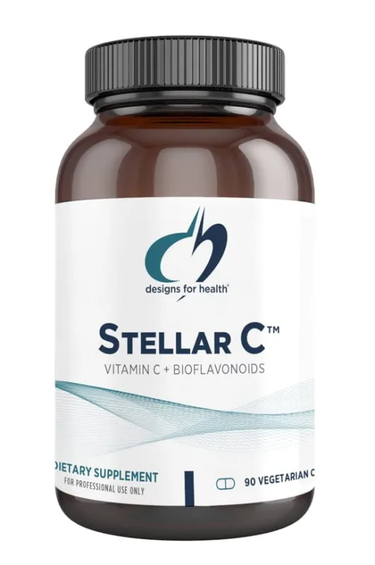 Projetos Para Health Stellar C - Vitamina C + Cápsulas Bioflavonoides - Complexo De Vitamina C Com Bioflavonoides Cítricos, Rutin, Quercet - Não Informado