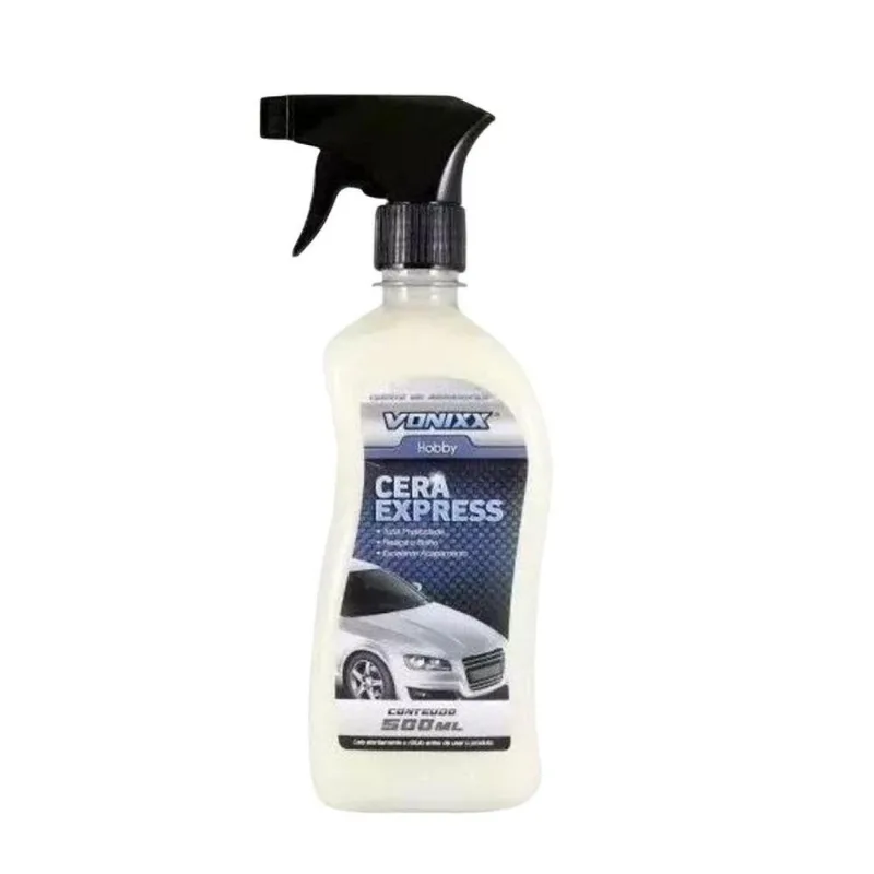 Cera Express Líquida 500ml Spray Brilho Rápido Vonixx