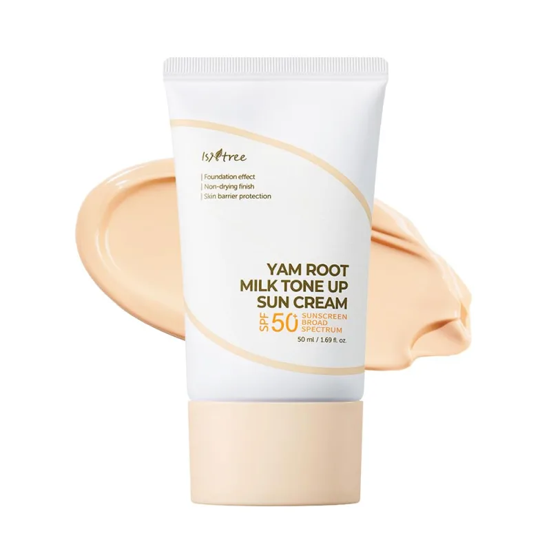 Protetor Solar Isntree Yam Root Milk Tone Up 50ml Spf50+ Pa++++ - Não Informado