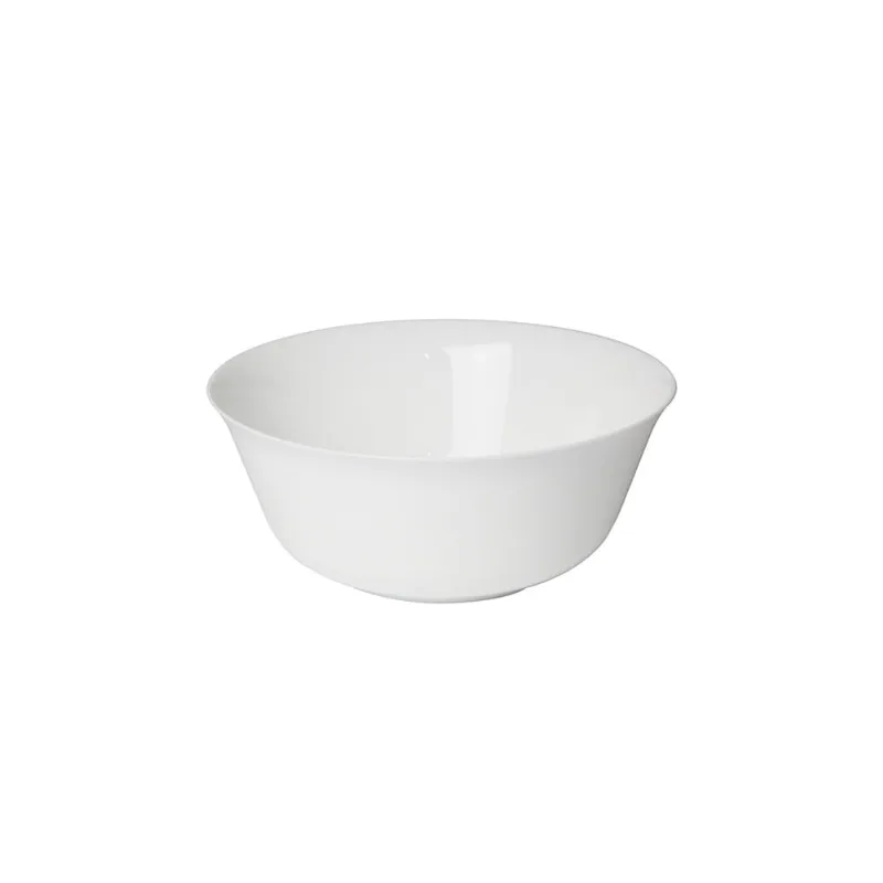 Bowl em vidro Lyor Opalino Everyday 24cm branco