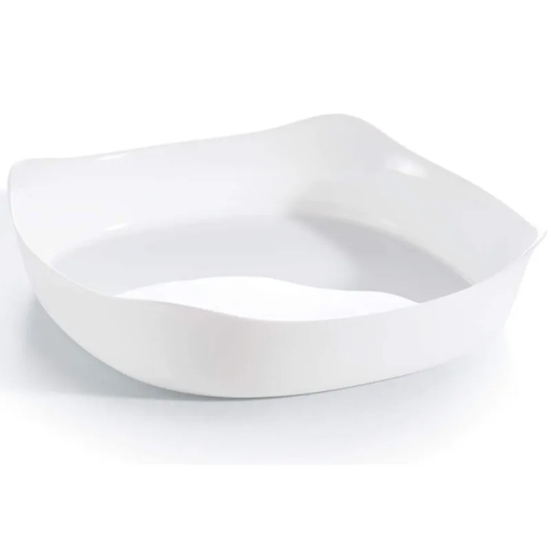 Travessa de Vidro Smart Cuisine Carre 29cm Luminarc Branca
