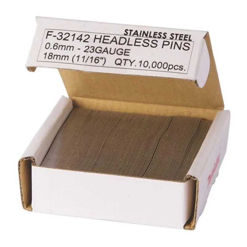 Pinos De Inox Para Pinador À Bateria 18mm Makita F-32142