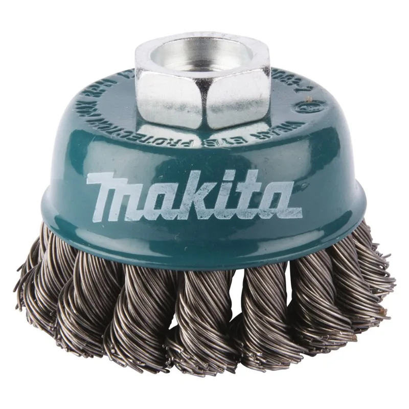 Escova de Aço Copo Trançada 60mm M14 Makita D-24119 D-24119