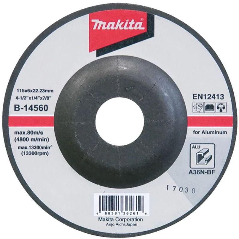 Disco De Desbaste Para Aluminio 115mm 4.1-2 Makita B-14560