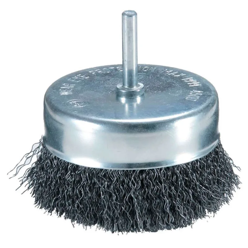 Escova de Aço tipo Copo Ondulada Makita Escova de Aço tipo Copo Ondulada 75x6mm Makita