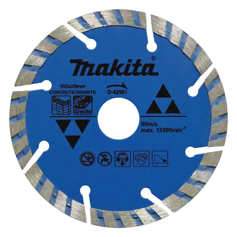 Disco Diamantado Segmentado 105x20mm Makita D-42581 D-42581