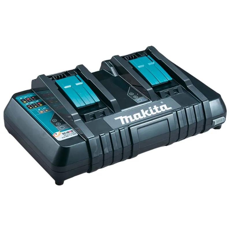 Carregador Duplo de Bateria 18V e 14.4V Makita DC18RD 196937-8