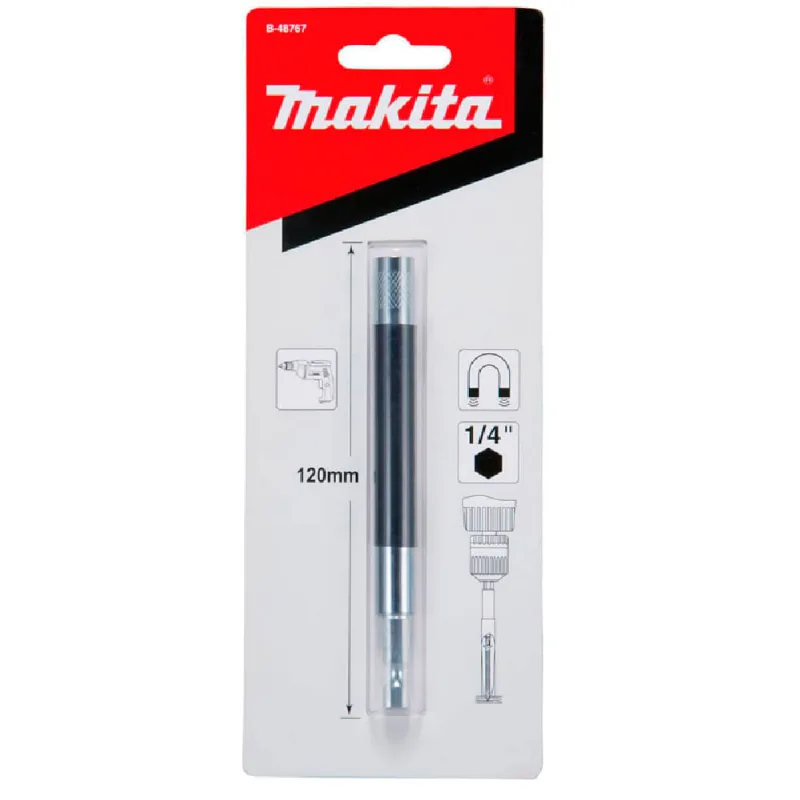 Porta Bit Magnetico 1/4 Guia Retrátil 120mm - B-48767 - Makita Makita