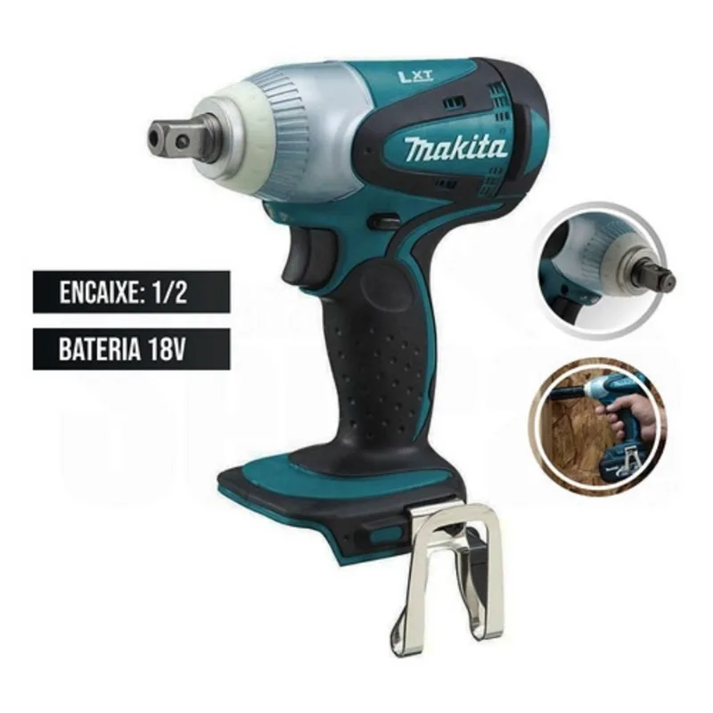 Chave De Impacto 18v 1/2 230nm S/bateria Dtw251z S/bateria