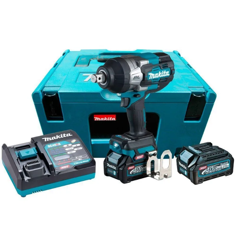Chave De Impacto 40,0v 2 Baterias 2,5ah Tw001gd201 Makita