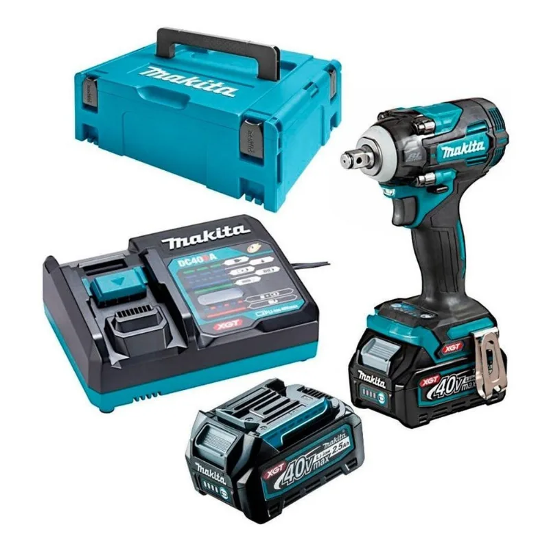 Chave Impacto Makita 40v Xgt Tw004gd201-220v - 2 Baterias