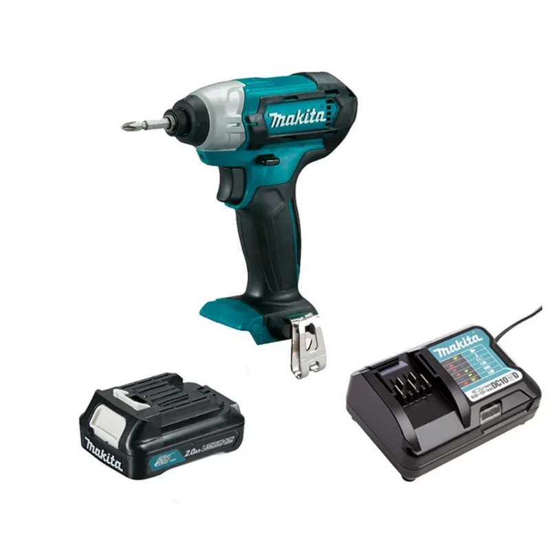 Parafusadeira De Impacto A Bateria 12V Td110dz Makita + 1 bateria 2,0Ah + Carregador biv