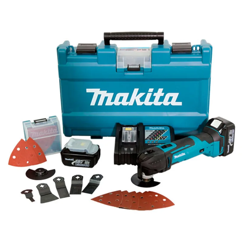 Multicortadora Makita DTM51RFEX2 à Bateria 18V 3,0Ah e Acessórios Bivolt