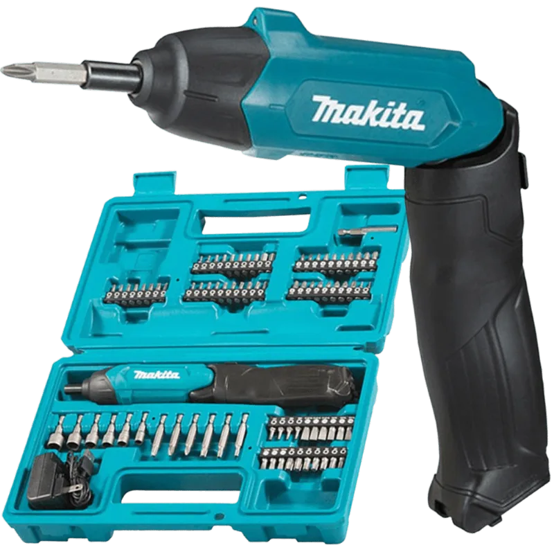 Parafusadeira Dobrável A Bateria Bivolt Lithium Com 81 Peças - Df001dw - Makita Makita