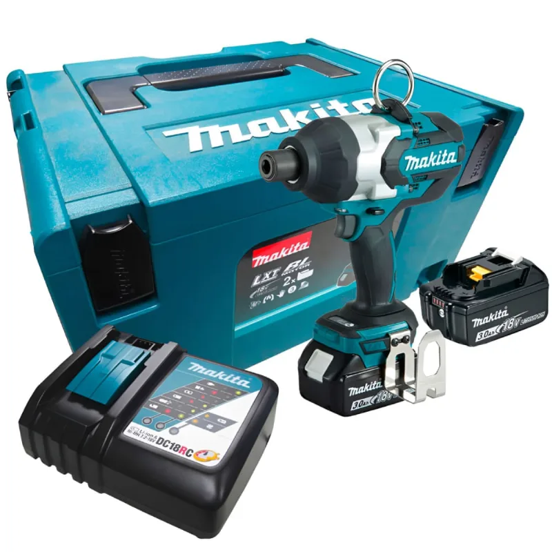 Chave De Impacto 7/16" Com 2 Baterias 18 Volts Carregador E Maleta - Dtw800rfj - Makita Makita