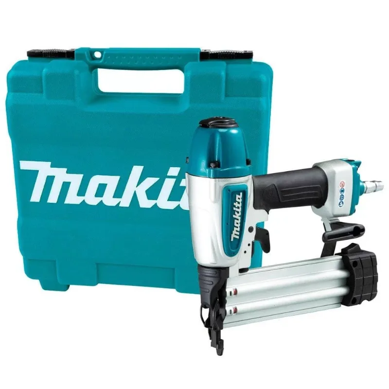 Pinador Pneumático De 15-50mm Para Até 100 Pinos Com Maleta - Af506 - Makita Makita