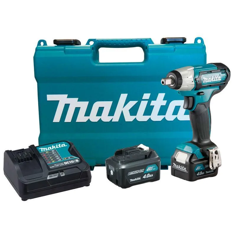 Chave De Impacto Makita Tw141dsme 1/2 Pol Bateria 12v 4.0amp