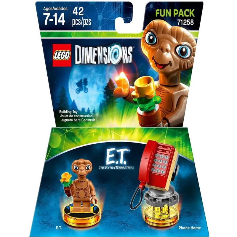 E. T. Fun Pack - Dimensões lego