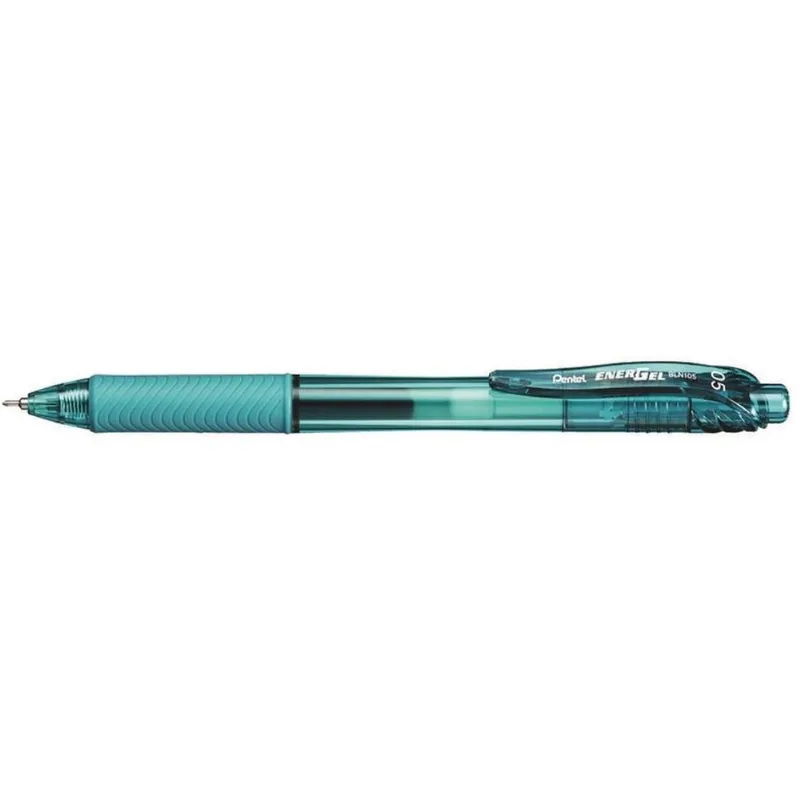 Caneta Gel Energel Azul Turquesa