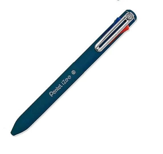 Caneta Esferográfica Izee 4 Cores Retrátil Azul - LC