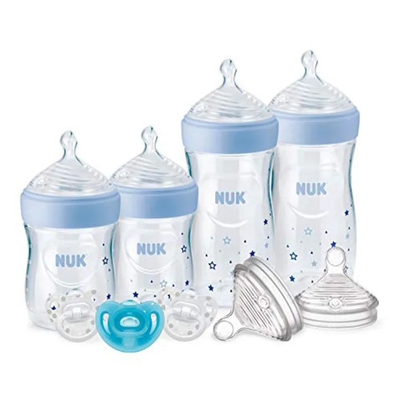 Mamadeiras nuk Simply Natural com conjunto de presentes Safe