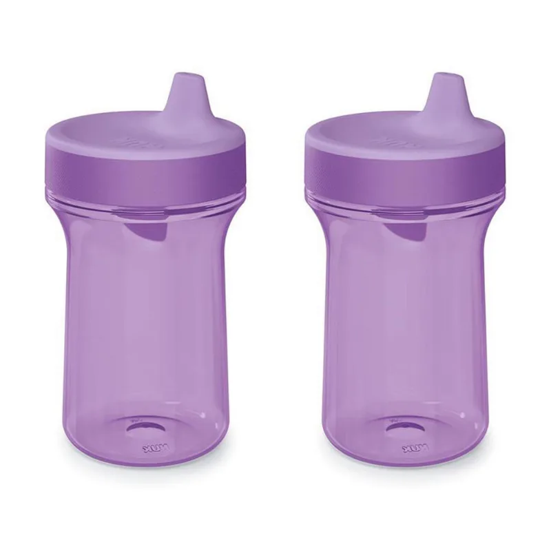 Copo com canudinho nuk Everlast Hard Spout, 10 onças, roxo,