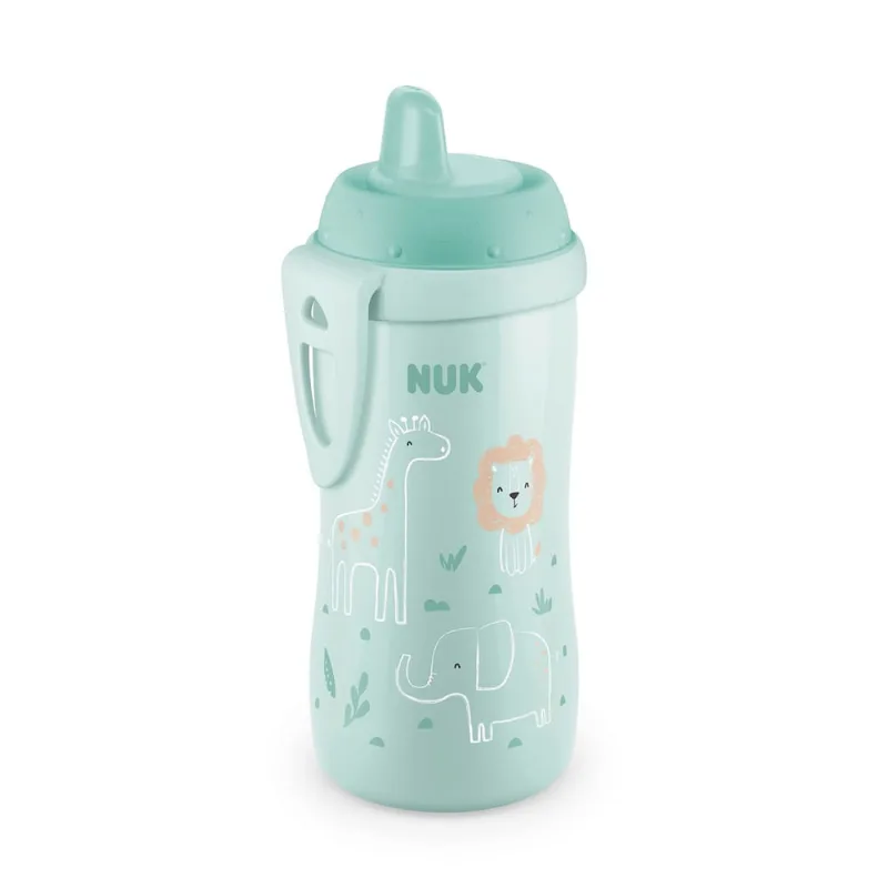 Copo com canudinho nuk Active Hard Spout, 10 onças, 1 pacote