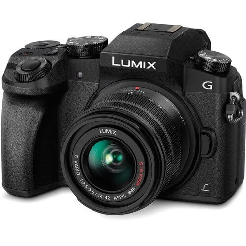 Câmera Panasonic Lumix DMC-G7K Mirrorless com Lente 14-42mm F3.5-5.6 ii asph Mega ois - Atrio
