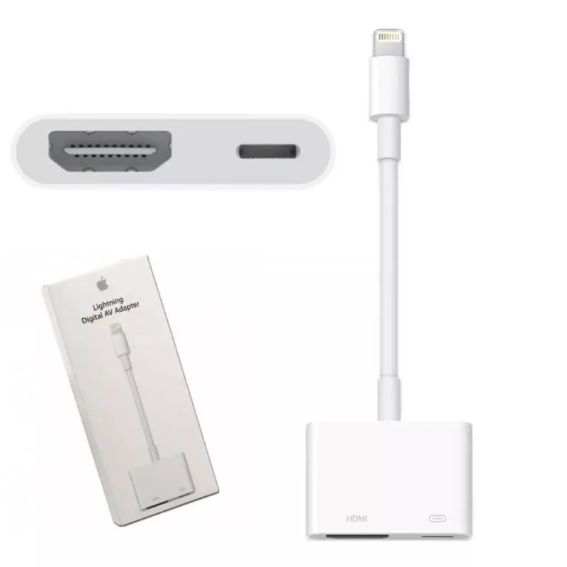 Adaptador Iphone 6 7 8 Tv Hdmi Ipad Cabo Espelha Na Tv