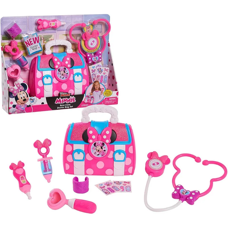 Conjunto de bolsas minnie bow-care da Disney Junior