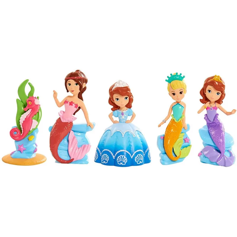 Sofia The First Conjunto Figuras Amigos Reais, sereia, Just Play